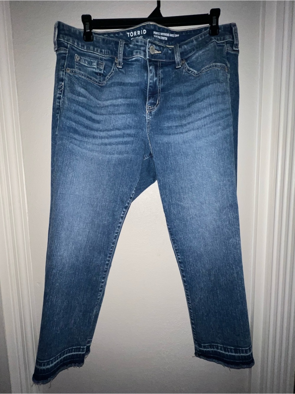 torrid Vintage Stretch Boyfriend Jeans in Blue